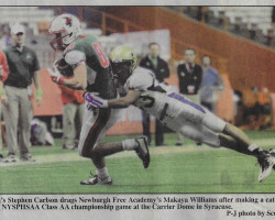 Jamestown's Stephen Carlson. <em>Post-Journal</em> (Jamestown), November 30, 2014. Jamestown's Stephen Carlson. November 30, 2014.