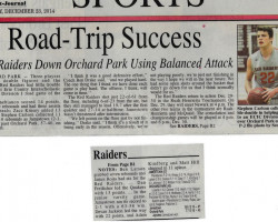 Road-Trip Success. <em>Post-Journal</em> (Jamestown), December 23, 2014. Road-Trip Success. December 23, 2014.