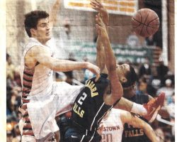 Jamestown three-peats as Class AA champion, tops Niagara Falls. <em>Buffalo News</em>, March 8, 2015. Jamestown three-peats as Class AA champion, tops Niagara Falls. March 8, 2015.