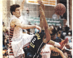 Jamestown three-peats as Class AA champion, tops Niagara Falls. <em>Buffalo News</em>, March 8, 2015. Jamestown three-peats as Class AA champion, tops Niagara Falls. March 8, 2015.