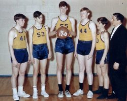 Donn Johnston and his 1964 Lincoln Junior High teammates after their undefeated Chadakoin Valley Junior High Conference season. Donn Johnston and his 1964 Lincoln Junior High teammates after their undefeated Chadakoin Valley Junior High Conference season.