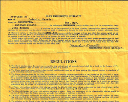 National Association of Professional Baseball Leagues contract, page 3. 1946. National Association of Professional Baseball Leagues contract, page3. 1946.