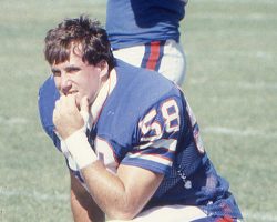 Shane Conlan's rookie year training camp in 1987 at Fredonia State, <em>Post-Journal</em> photo. Shane Conlan's rookie year training camp in 1987 at Fredonia State, Post-Journal photo.