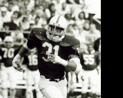 Shane Conlan at Penn State University. Courtesy Penn State Athletics. Shane Conlan at Penn State University. Courtesy Penn State Athletics.