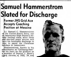 Samuel Hammerstrom Slated for Discharge. November 28, 1945. Samuel Hammerstrom Slated for Discharge. November 28, 1945.