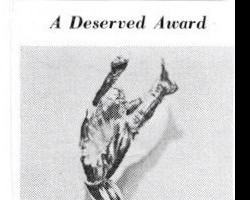 A Deserved Award. 1940. A Deserved Award. 1940.