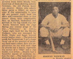 John Newman. Post-Journal (Jamestown), 1945. John Newman. 1945.