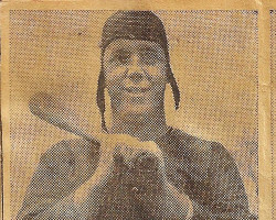 Johnny Newman, outfielder, playing for Owensboro. 1938. Johnny Newman playing for Owensboro. 1938.