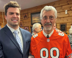 Stephen Carlson with Paul Hedin. Stephen Carlson with Paul Hedin.