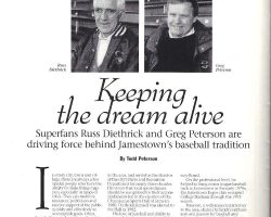 Keeping the Dream Alive. Jamestown Jammers program book, 1995. Keeping the dream Alive. 1995.