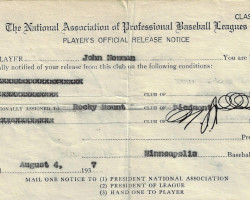 Player's Official Release Notice. August 4, 1937. Player's Official Release Notice. August 4, 1937.
