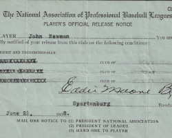 Player's Official Release Notice. June 22, 1938. Player's Official Release Notice. June 22, 1938.
