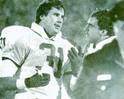 Shane Conlan with Michael Zordich.
Photo by Jim Riggs. Shane Conlan with Michael Zordich.