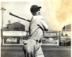 John O'Neil with the Portland Beavers, 1944. John O'Neil with the Portland Beavers, 1944.