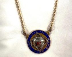 1947 Pacific Coast League All-Star tie bar. 1947 Pacific Coast League All-Star tie bar.