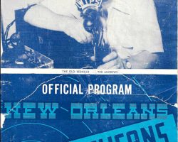 1952 New Orleans Pelicans program.