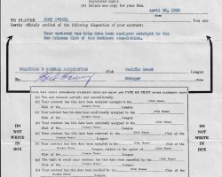 1952 trade from Hollywood to New Orleans.