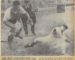 When Johnny Comes Sliding Home. 1953.