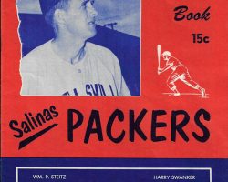 1954 Salinas Packers program.