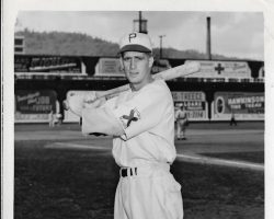 John O'Neil with the Portland Beavers, 1945. John O'Neil with the Portland Beavers, 1945.