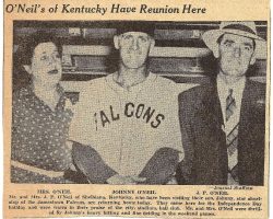 O'Neils Of Kentucky Have Reunion Here. <em>Post-Journal</em> (Jamestown), Circa July 1941. O'Neils Of Kentucky Have Reunion Here. Circa July 1941.