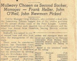 Falcons Place Five on Annual Pony Loop All-Star Team. 1941. Falcons Place Five on Annual Pony Loop All-Star Team. 1941.