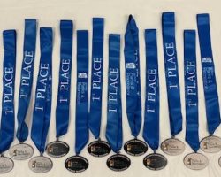 Judy Young's First Place Medals - Lee County (FL) Senior Games 2022-2025. Judy Young's First Place Medals - Lee County (FL) Senior Games 2022-2025.