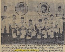 MUNY AA League All-Stars. <em>Post-Journal</em> (Jamestown), 1954. MUNY AA League All-Stars. 1954.