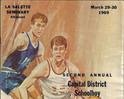 1969 Capital District Schoolboy Basketball Classic program cover. 1969 Capital District Schoolboy Basketball Classic program cover.