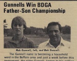 Gunnell Wins BDGA Father-Son Championship. Gunnell Wins BDGA Father-Son Championship.