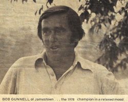 Bob Gunnell of Jamestown. 1978. Bob Gunnell of Jamestown. 1978.
