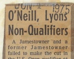 O'Neill, Lyons Non-Qualifiers. <em>Post-Journal</em> (Jamestown), June 1, 1975. O'Neill, Lyons Non-Qualifiers. June 1, 1975.