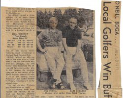 Local Golfers Win Buffalo Tournaments. <em>Post-Journal</em> (Jamestown), July 18, 1971. Local Golfers Win Buffalo Tournaments. July 18, 1971.