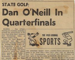 Dan O'Neill In Quarterfinals. <em>Post-Journal</em> (Jamestown), July 26, 1969. Dan O'Neill In Quarterfinals. July 26, 1969.