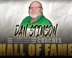 UST&F Coaches Hall of Fame inductee Dan Stimson. UST&F Coaches Hall of Fame inductee Dan Stimson.