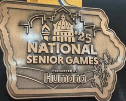 Bronze medal from the 2025 National Senior Games.