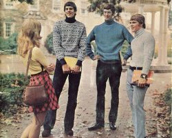 Future NBA players Bobby Jones, left, and George Karl, right, are pictured with Donn Johnston in the 1972-73 University of North Carolina basketball team media guide. Future NBA players Bobby Jones, left, and George Karl, right, are pictured with Donn Johnston in the 1972-73 University of North Carolina basketball team media guide.