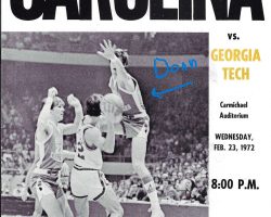 University of North Carolina vs. Georgia Tech game program. February 23, 1972. University of North Carolina vs. Georgia Tech game program. February 23, 1972.