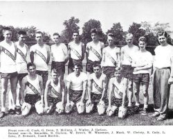 Southwestern Central School track team, 1951. Southwestern Central School track team, 1951.