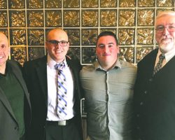 Left to right: Alex & Chris Conti with Kenny & Greg Betts, 2019. Left to right: Alex & Chris Conti with Kenny & Greg Betts, 2019.