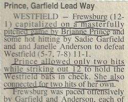 Prince, Garfield Lead Way. <em>Post-Journal</em> (Jamestown), 1997. Prince, Garfield Lead Way. 1997.