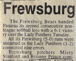 Frewsburg. <em>Post-Journal</em> (Jamestown), 1997. Frewsburg. 1997.