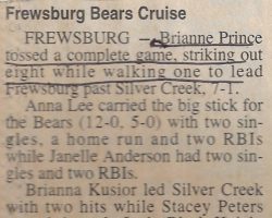 Frewsburg Bears Cruise. <em>Post-Journal</em> (Jamestown), 1998. Frewsburg Bears Cruise. 1998.