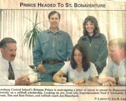Prince Headed To St. Bonaventure. <em>Post-Journal</em> (Jamestown), 1998. Prince Headed To St. Bonaventure. 1998.