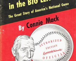 1950 Connie Mack book cover. 1950 Connie Mack book cover.