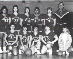 Westfield girls basketball team, 1987. Westfield girls basketball team, 1987.