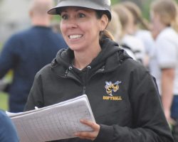 Brianne Prince Hazelton coaching Forestville Central School, 2021. Brianne Prince Hazelton coaching Forestville Central School, 2021.