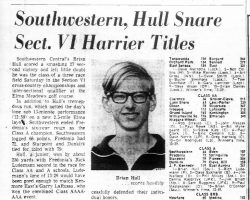 Southwestern, Hull Snare Sect. VI Harrier Titles. <em>Buffalo Courier Express</em>, November 5, 1972. Southwestern, Hull Snare Sect. VI Harrier Titles. November 5, 1972.