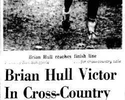 Brian Hull Victor In Cross-Country. <em>Buffalo Courier Express</em>, November 7, 1973. Brian Hull Victor In Cross-Country. November 7, 1973.