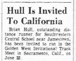 Hull Is Invited To California. <em>Buffalo Courier Express</em>, June 15, 1974. Hull Is Invited To California. June 15, 1974.